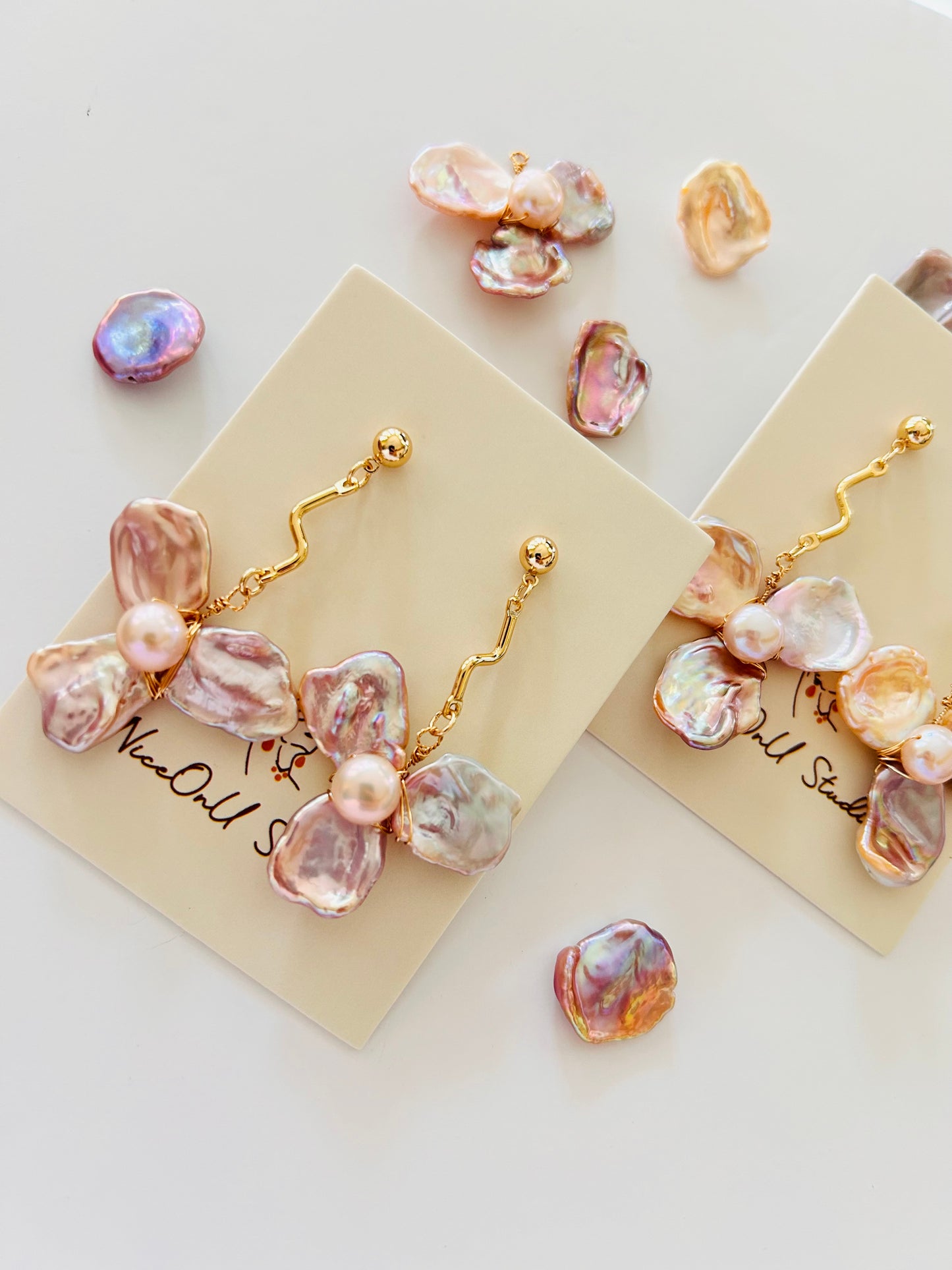 Three Petals Drop Earrings