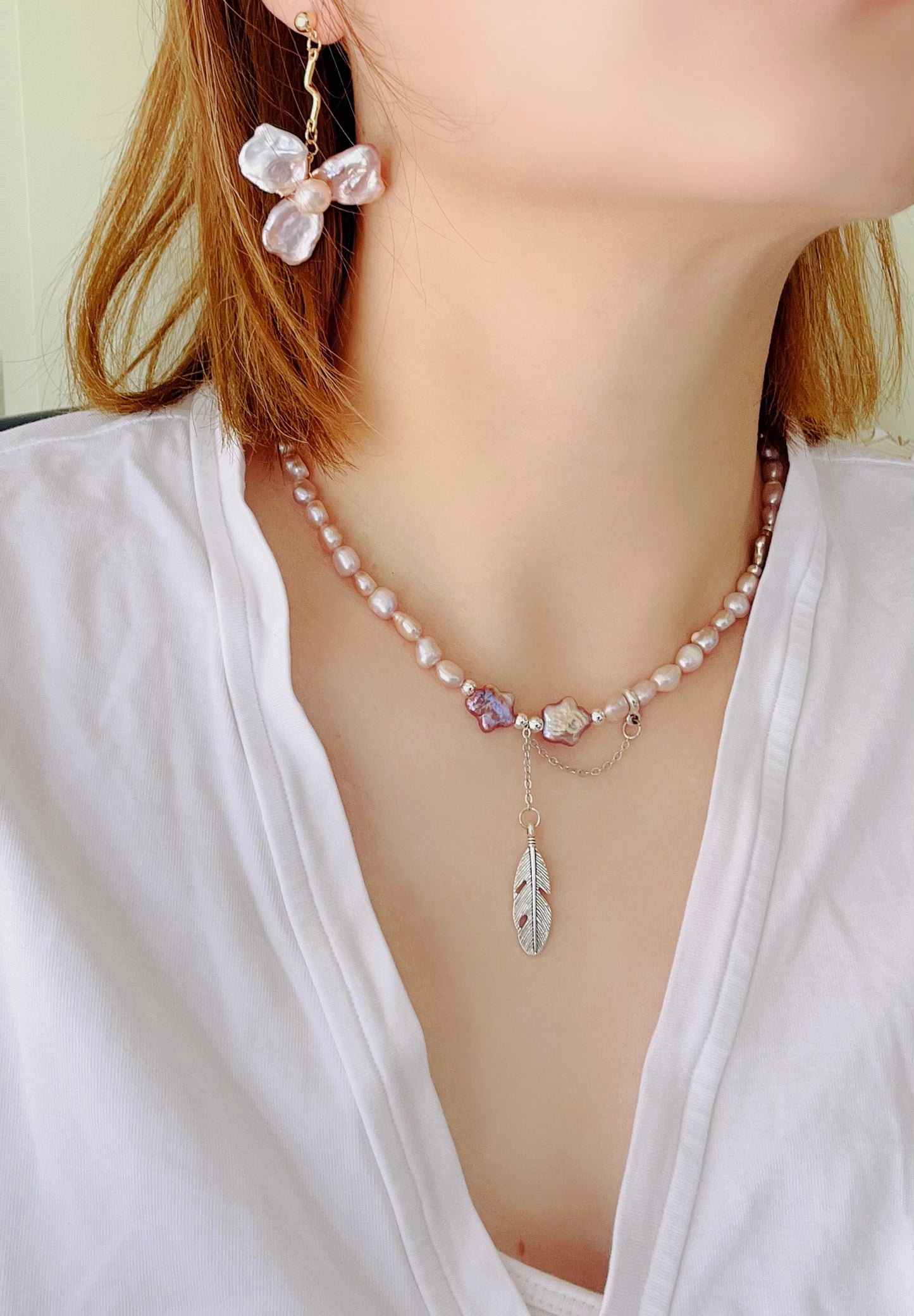 Three Petals Drop Earrings