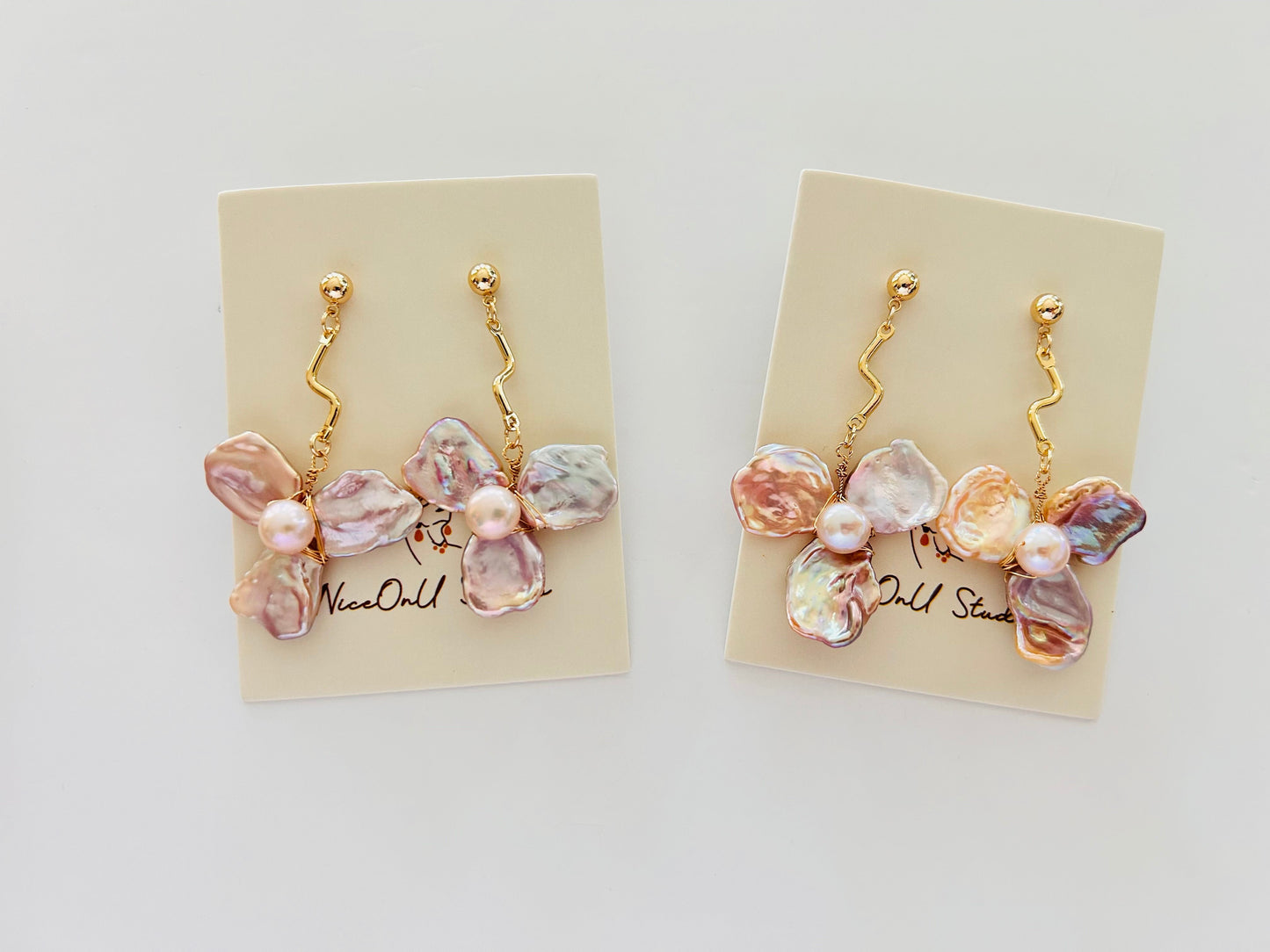 Three Petals Drop Earrings