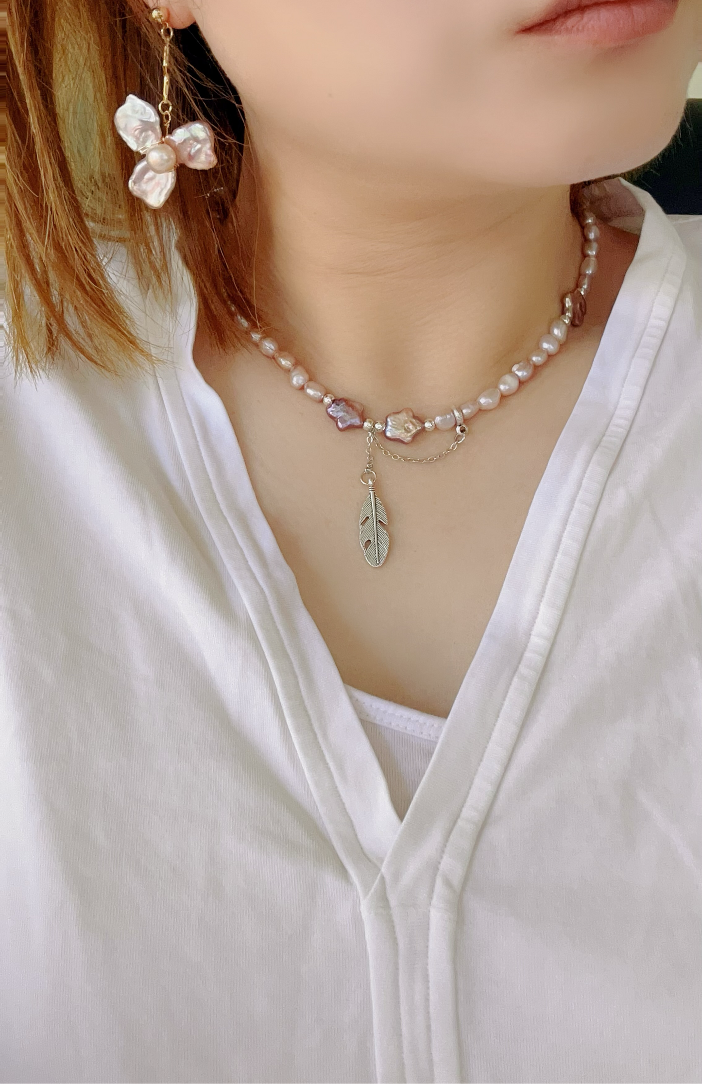 Three Petals Drop Earrings