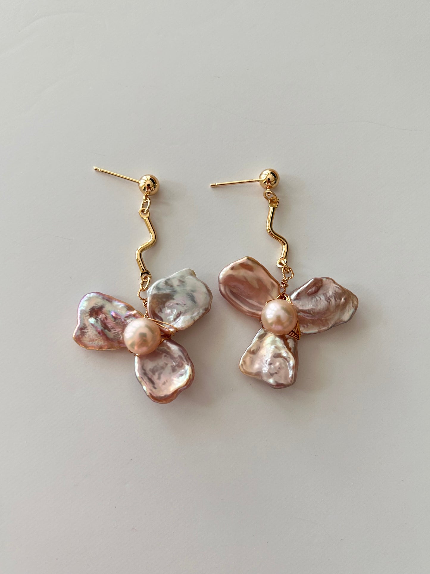 Three Petals Drop Earrings