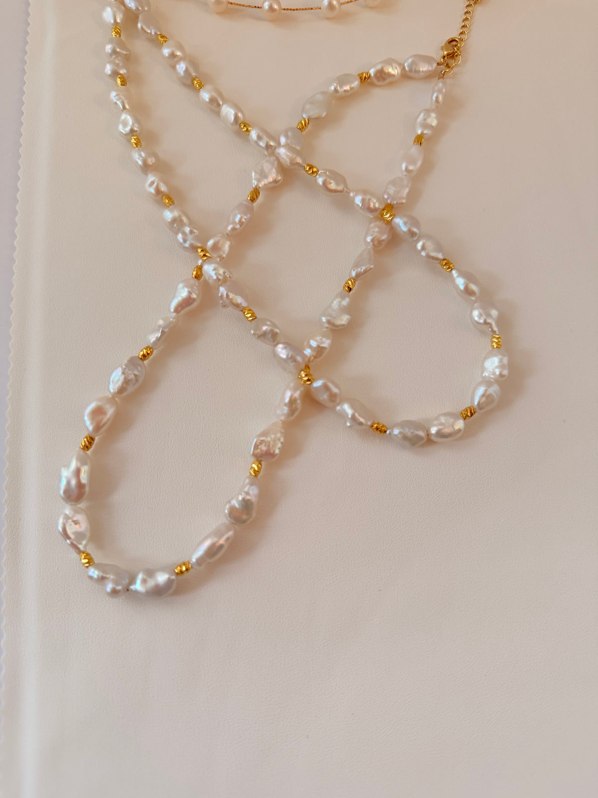 Freshwater Keshi Pearl Necklace N48