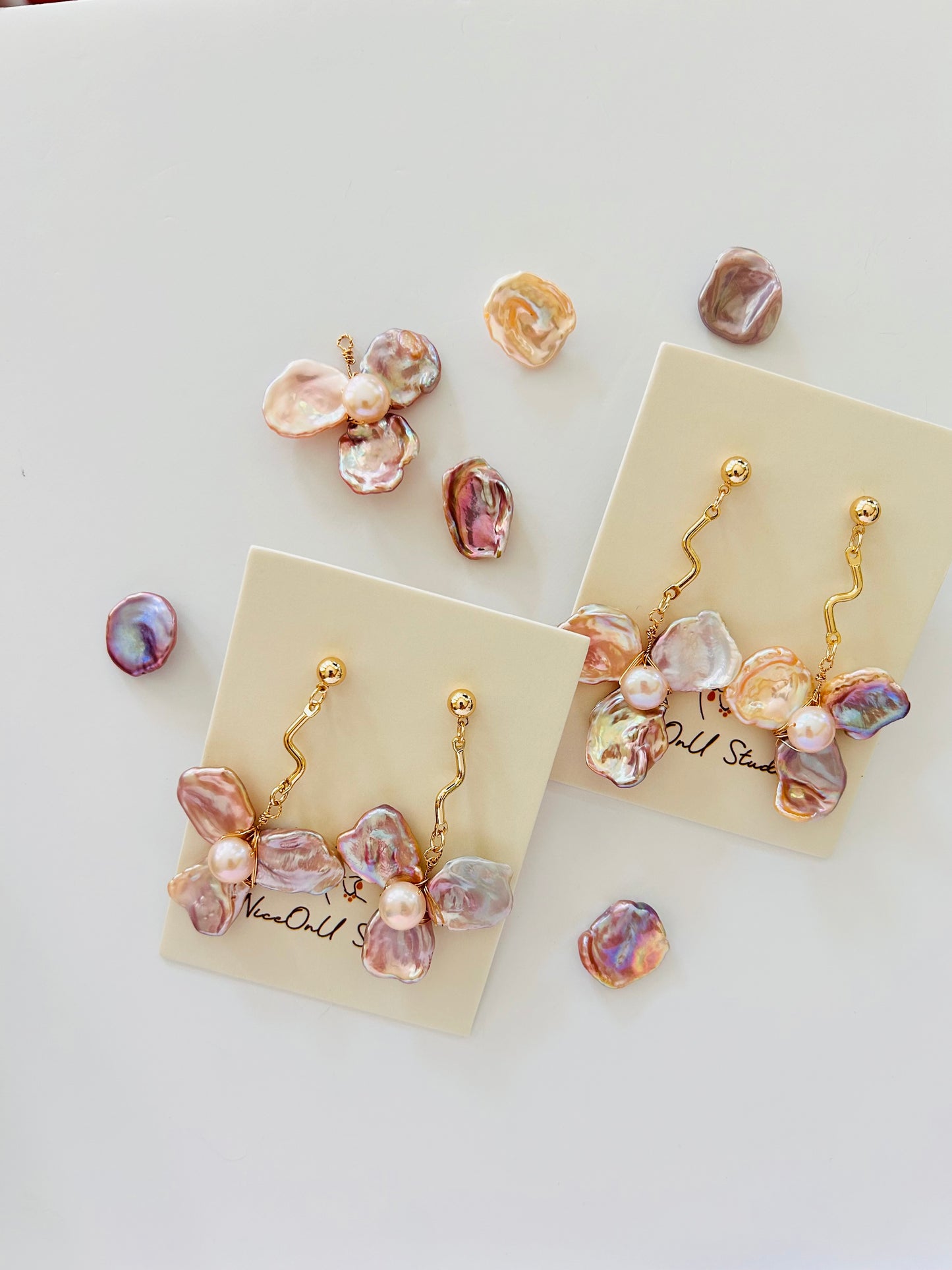 Three Petals Drop Earrings