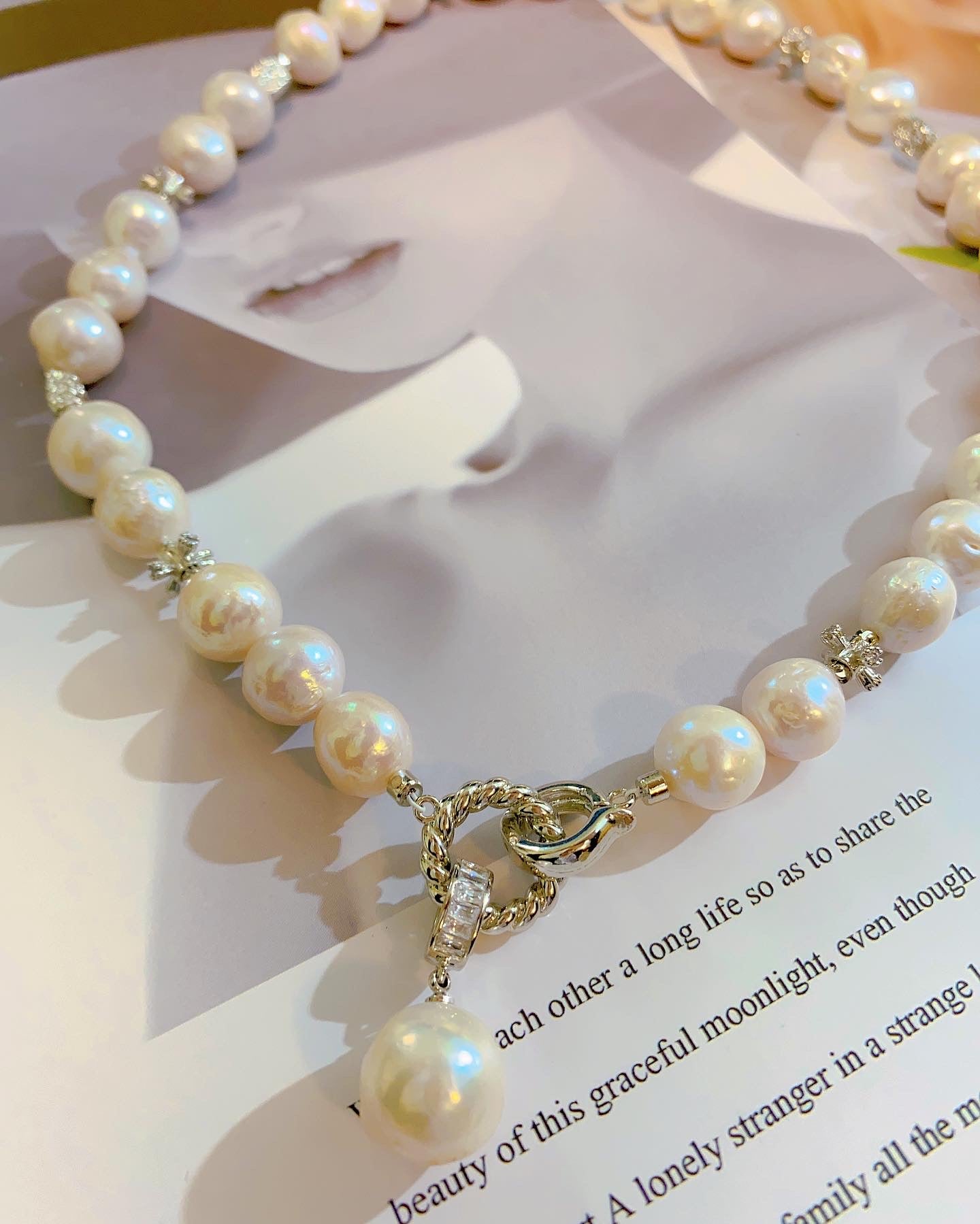 Baroque Freshwater Pearl Unisex Necklace