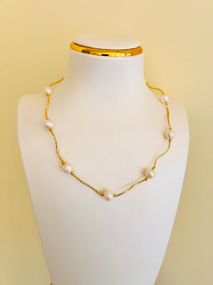 Elegant Necklace- Freshwater Pearls