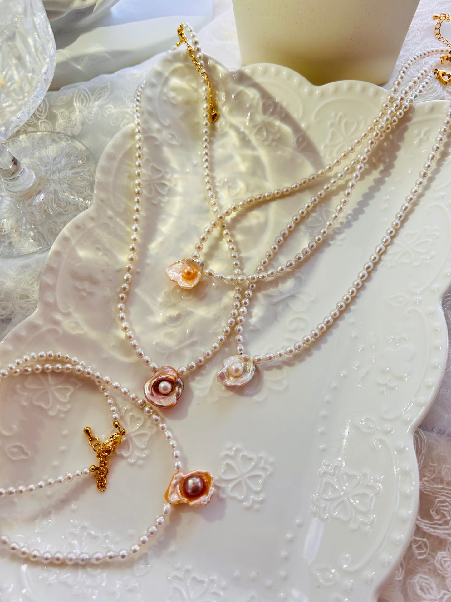 Flower Necklace -3 Styles
