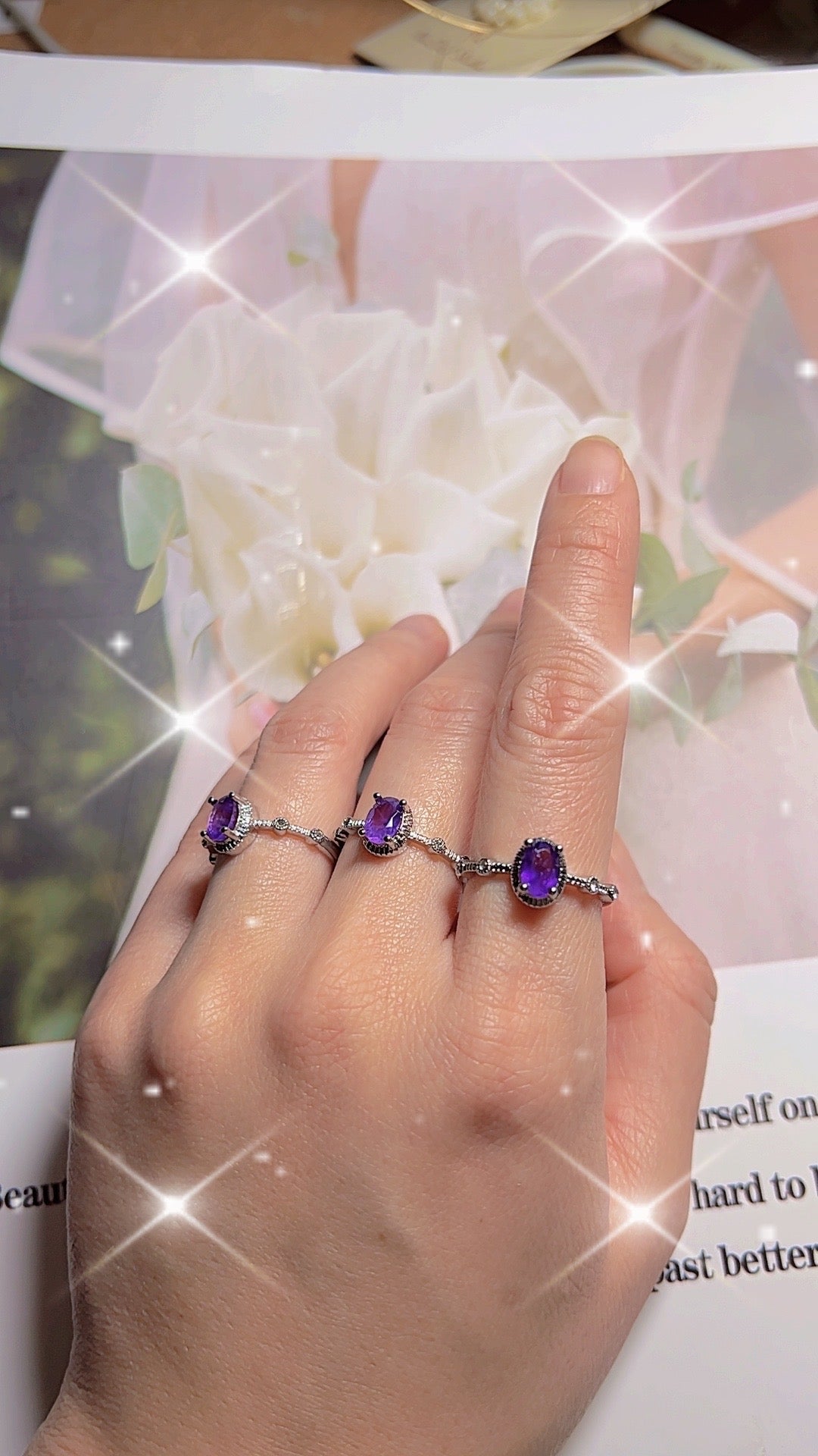 Amethyst Rings