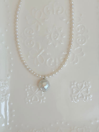 Natural Diamond Pearl Set (Necklace)