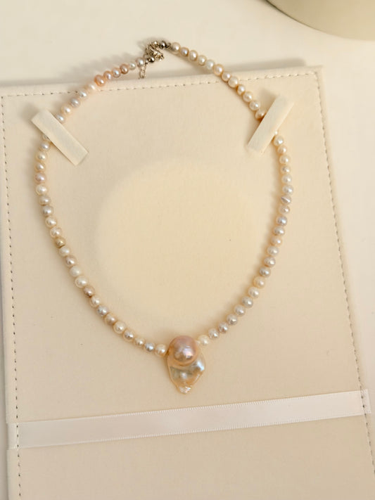 Baroque Pearl Necklace N41