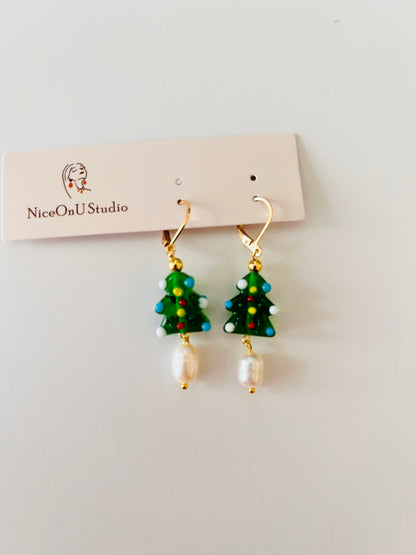 Christmas Tree Earring Hooks