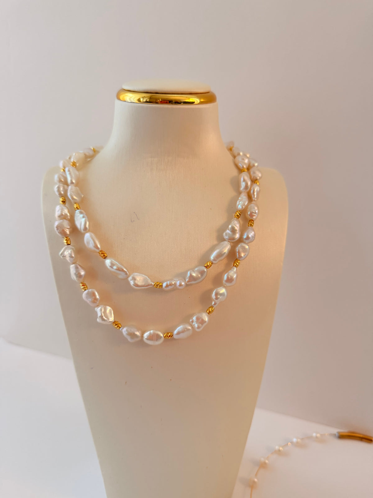 Freshwater Keshi Pearl Necklace N48