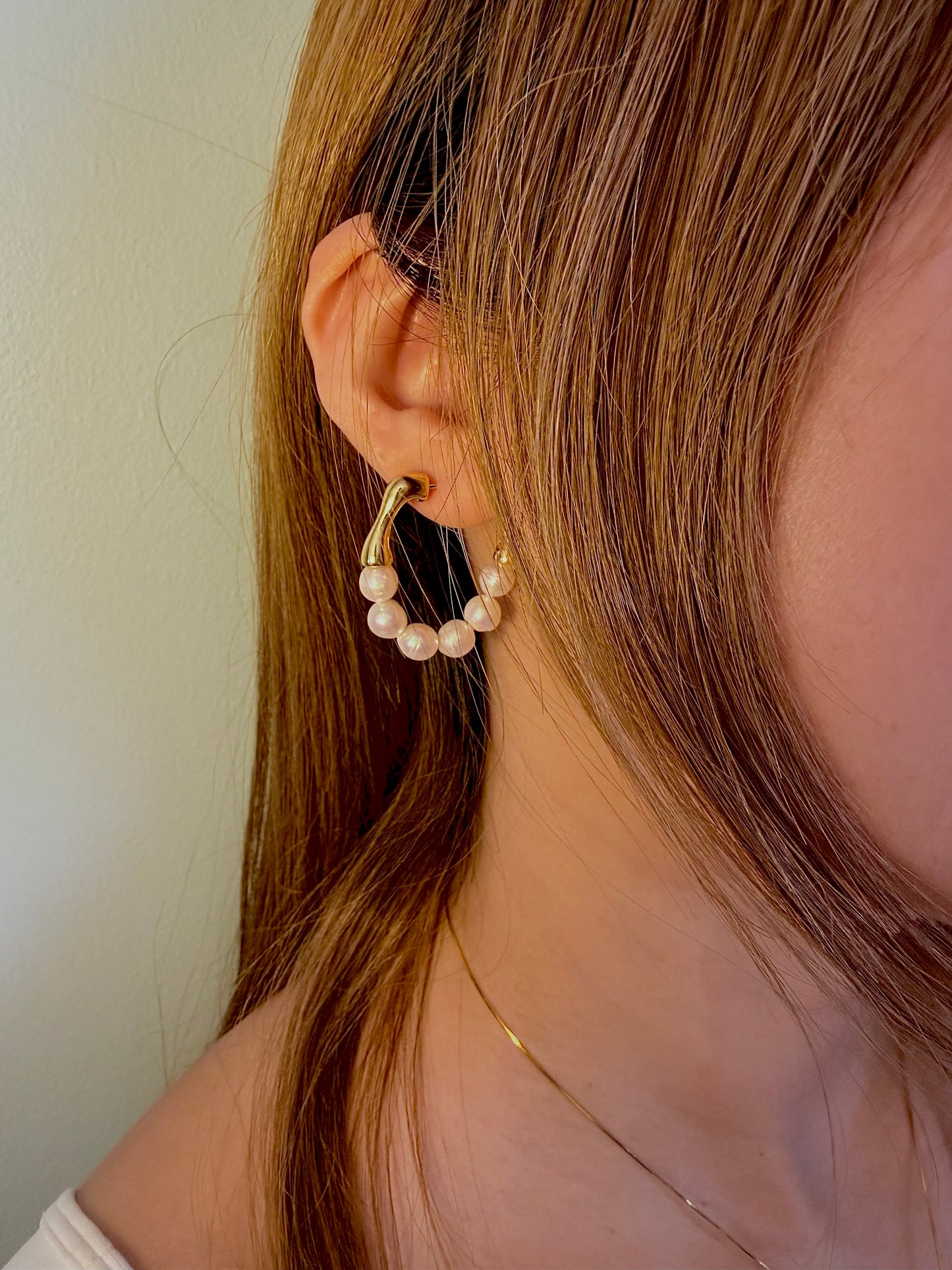 Hoop pearls Earrings