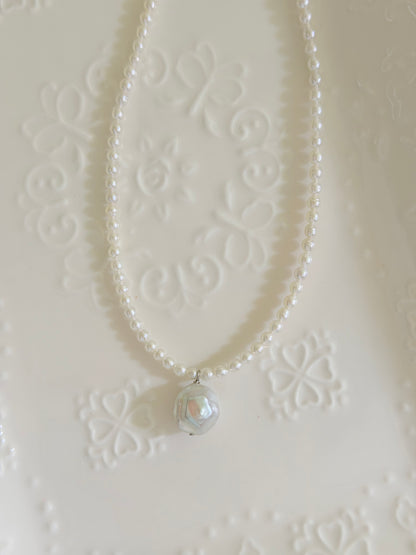 Natural Diamond Pearl Set (Necklace)
