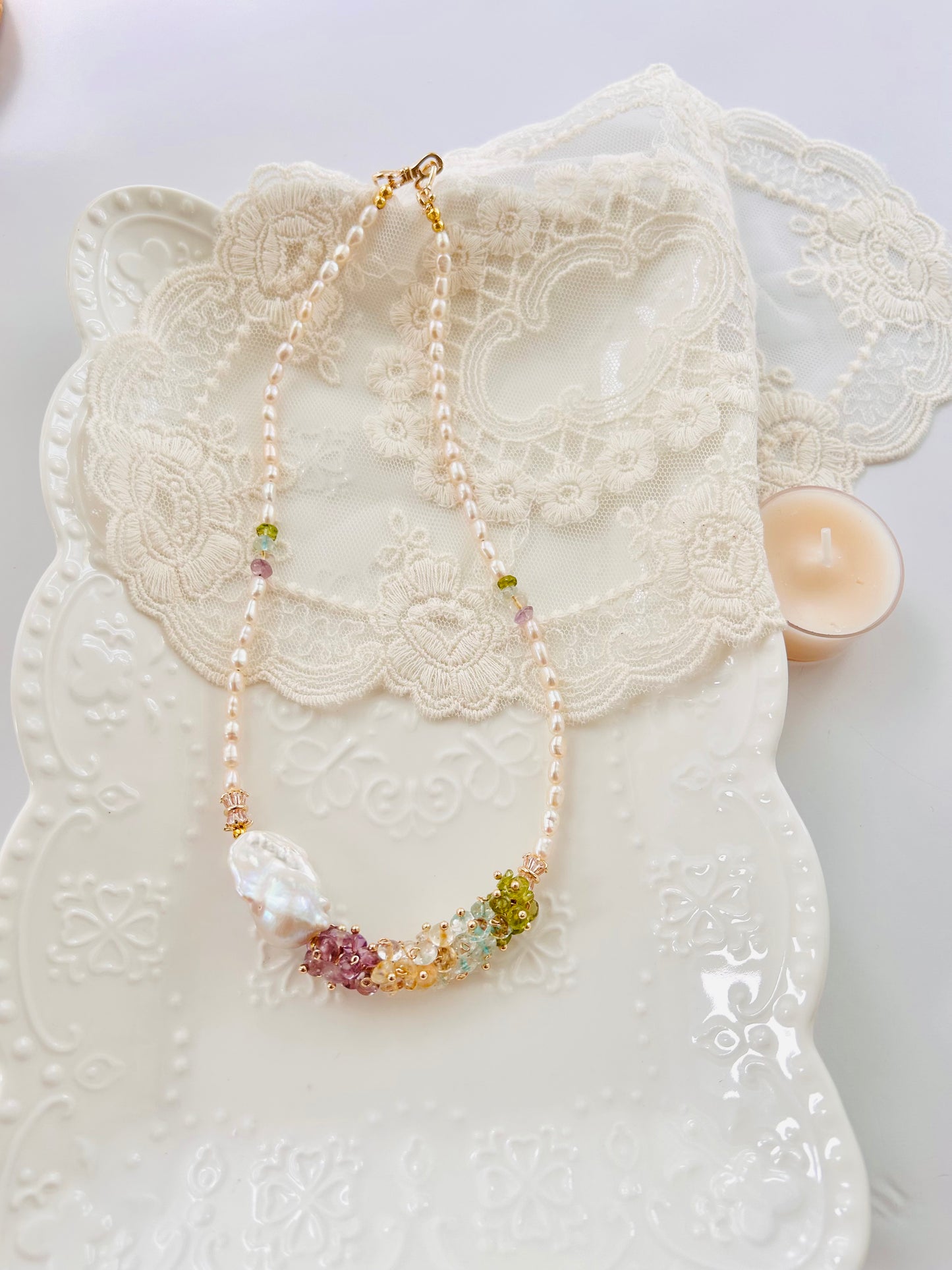 Blossoms Baroque Freshwater Pearl Necklace