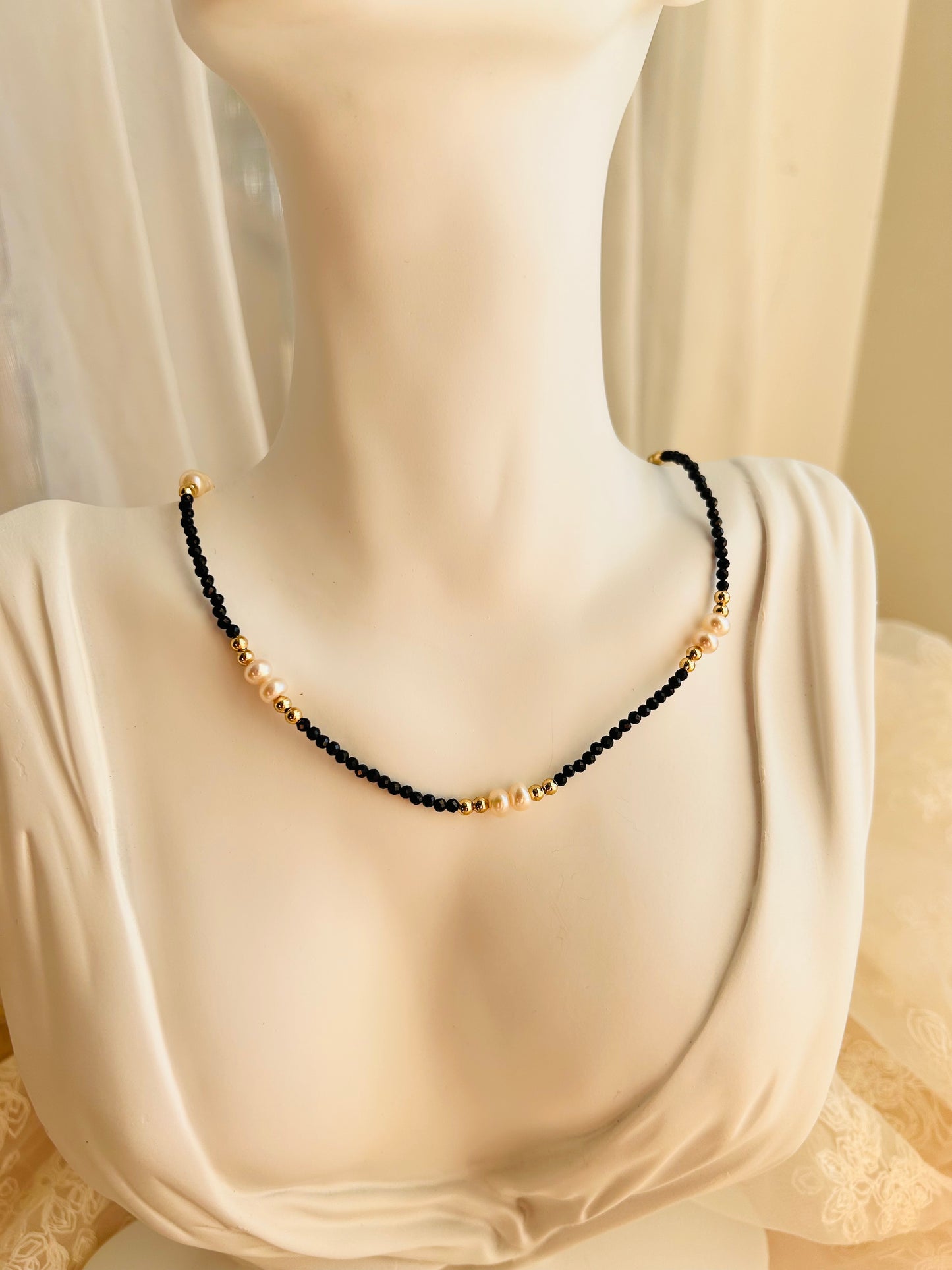 Black Spinel necklace