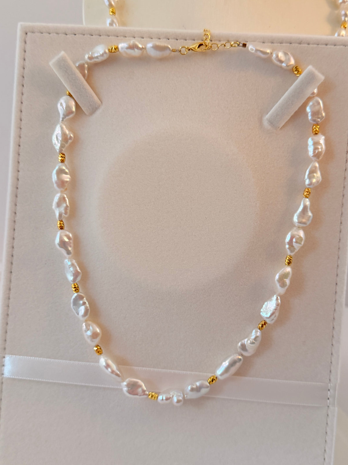 Freshwater Keshi Pearl Necklace N48