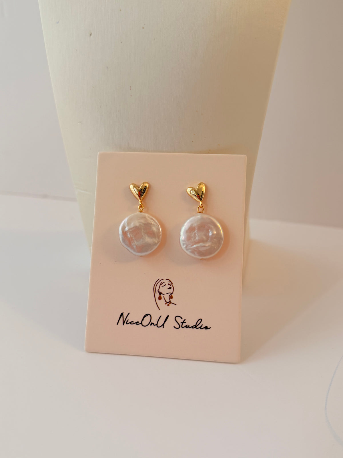 Button Earrings