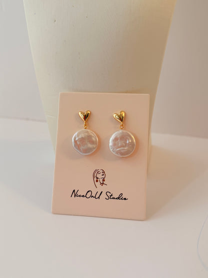 Button Earrings
