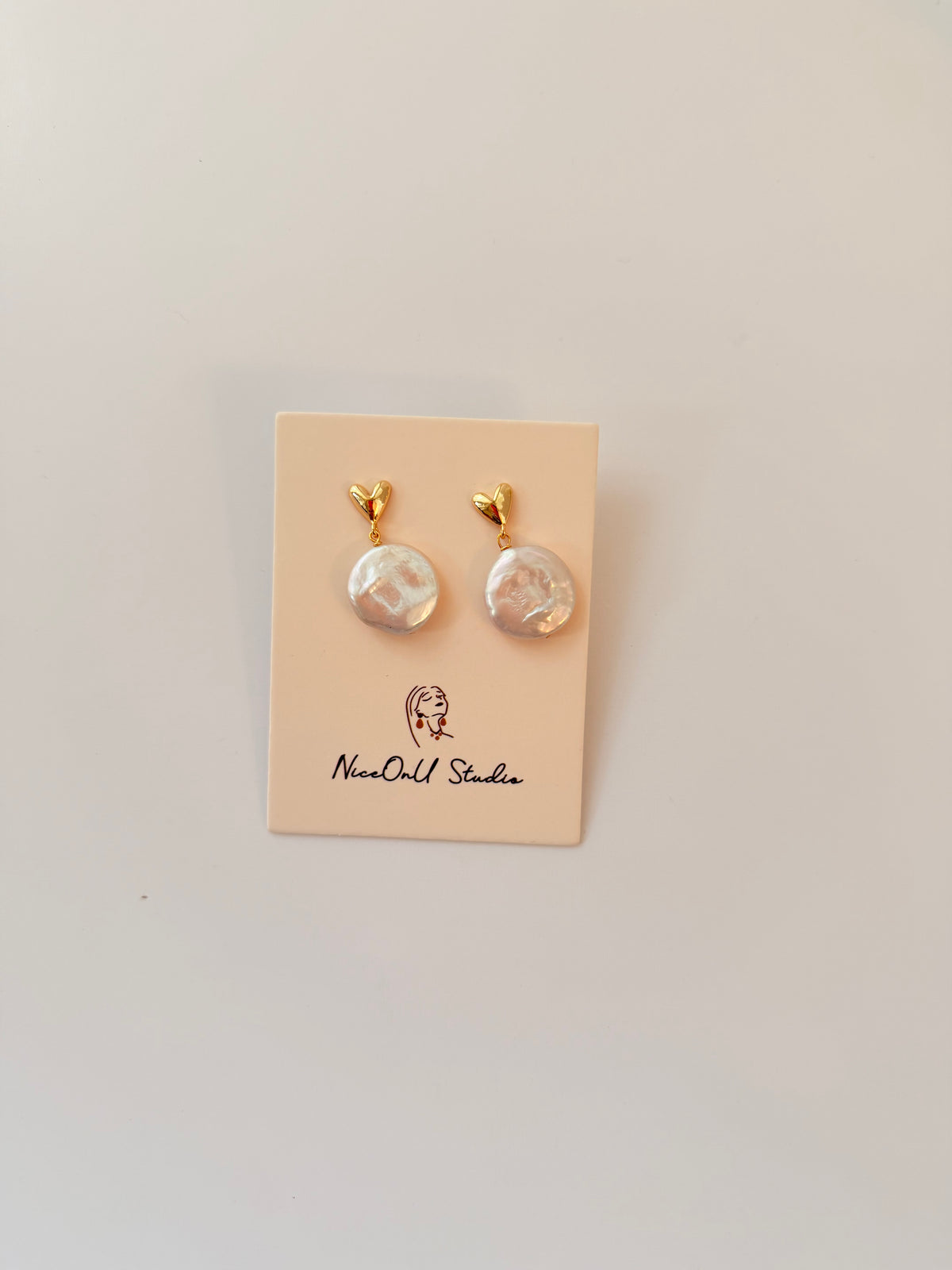 Button Earrings