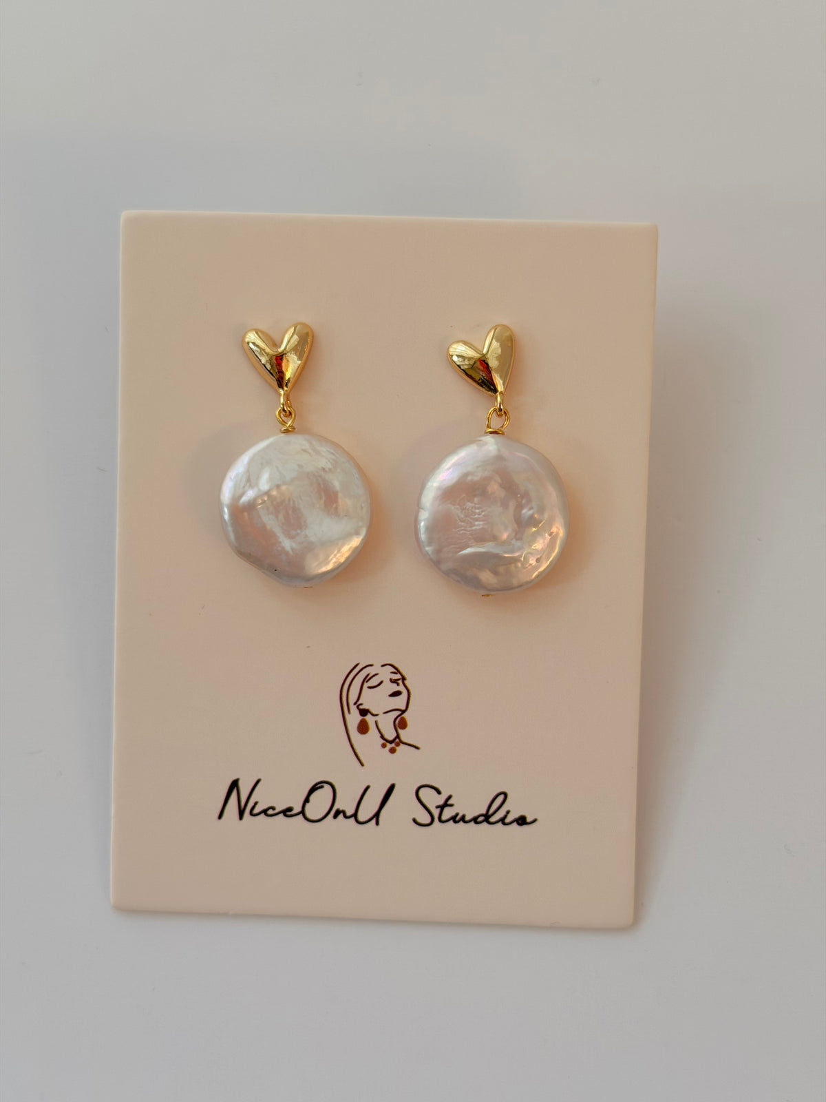 Button Earrings