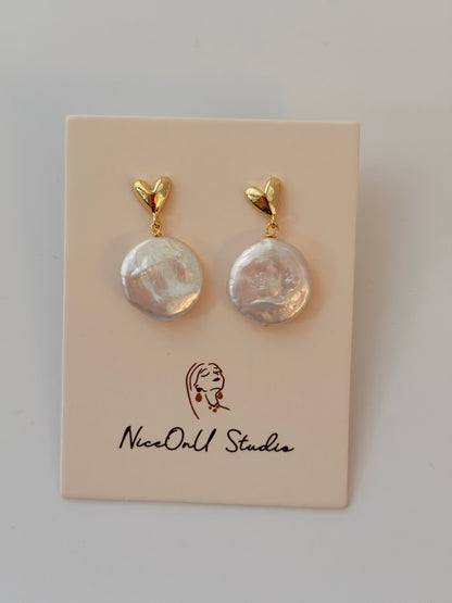 Button Earrings