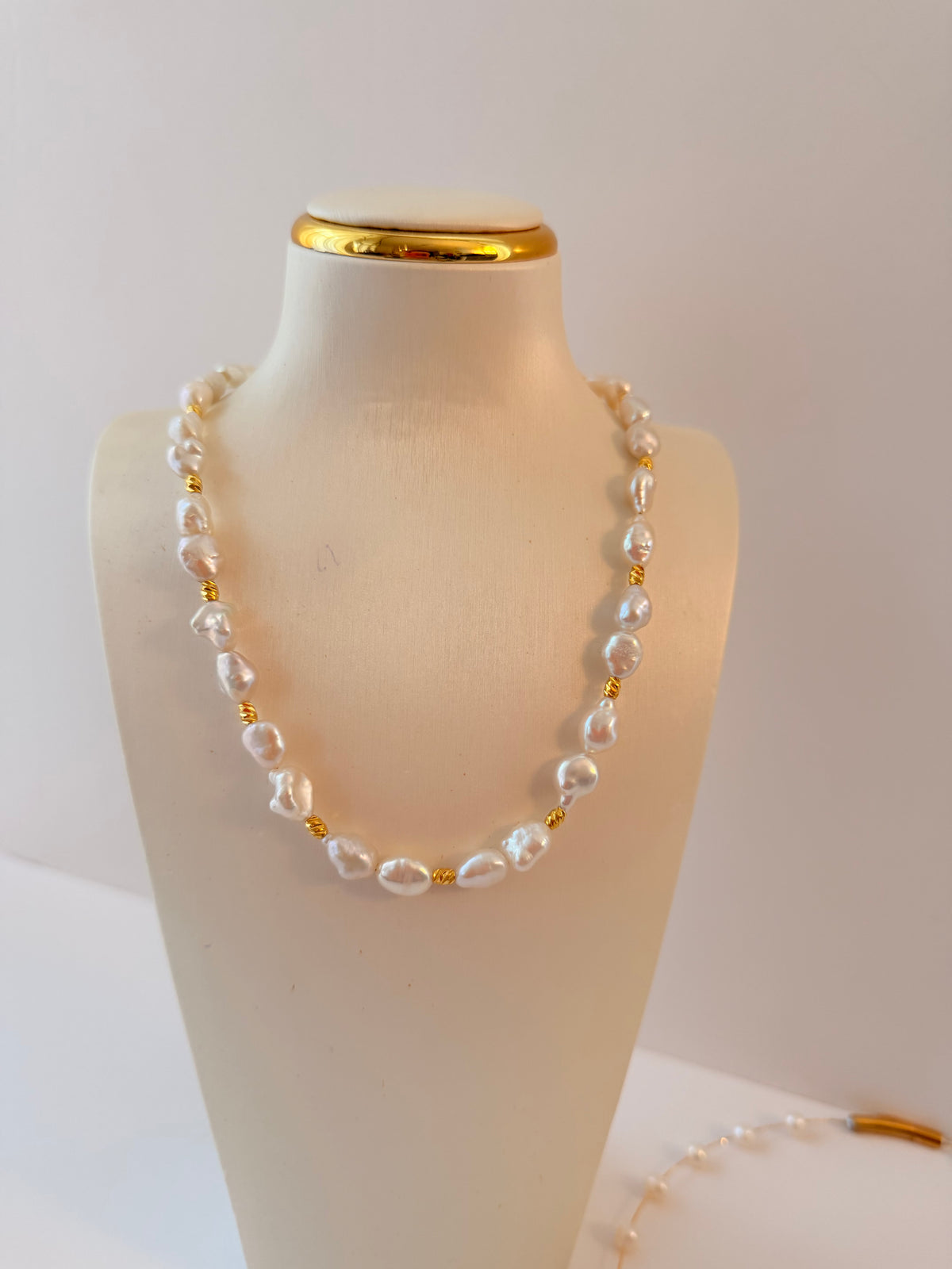 Freshwater Keshi Pearl Necklace N48
