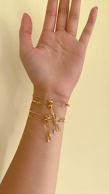 Gold Plated Baroque Bracelets BL38