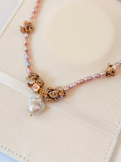 Handmade Luxury Flower Necklace N19