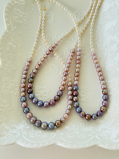 Gradient Pearl Necklace