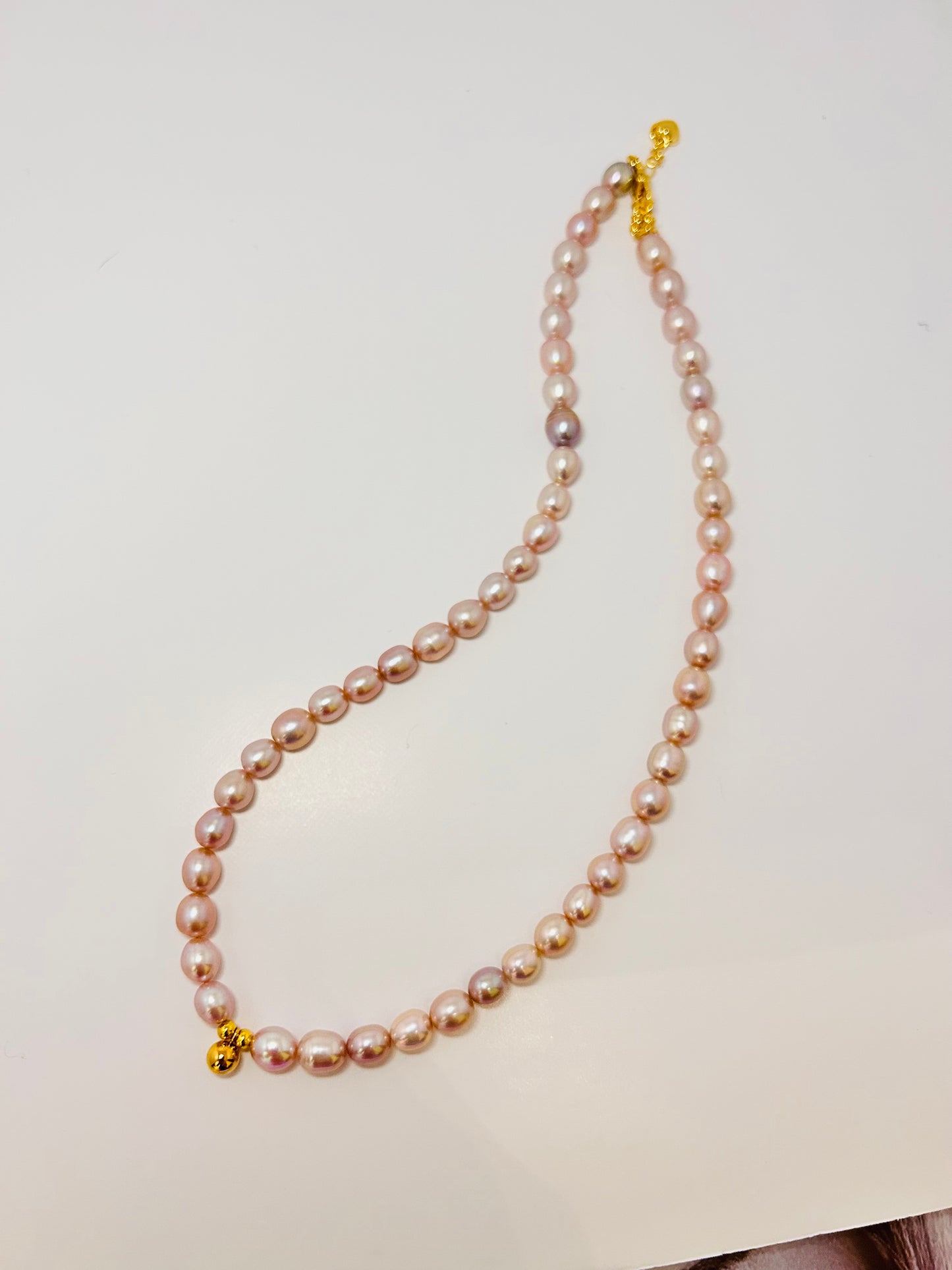 Purple/Pink Pearl Necklace