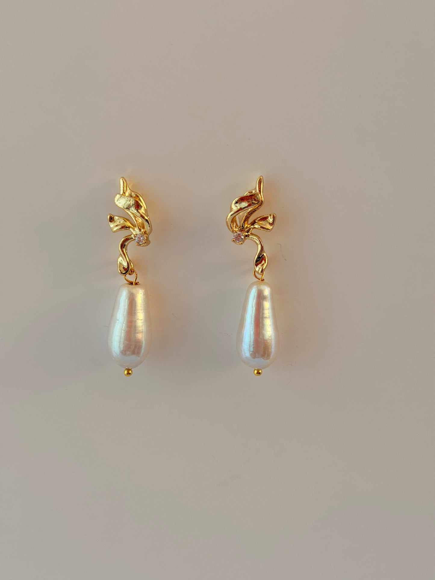 Butterfly Baroque Pearl Earrings A94