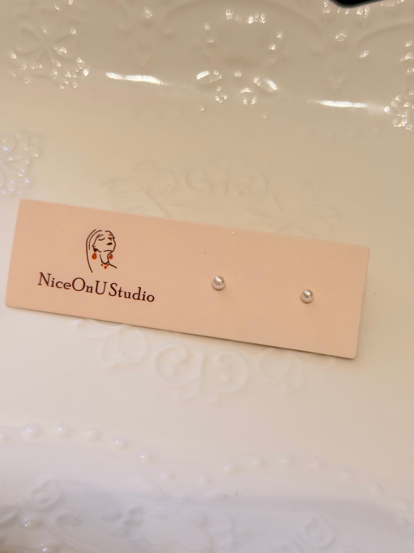 Tiny Pearl Studs