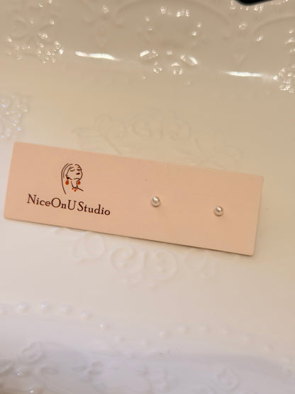 Tiny Pearl Studs
