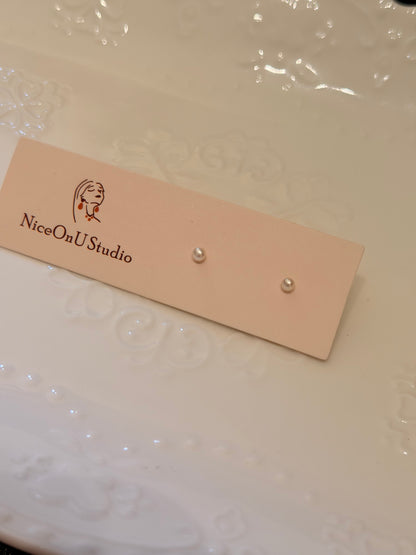 Tiny Pearl Studs