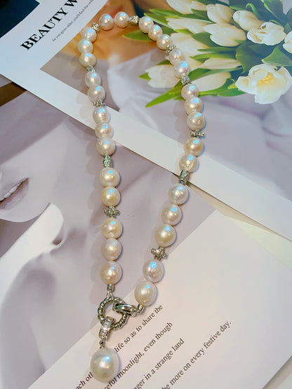 Baroque Freshwater Pearl Unisex Necklace