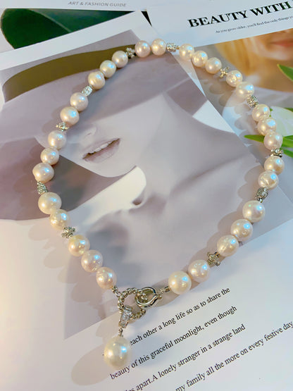 Baroque Freshwater Pearl Unisex Necklace