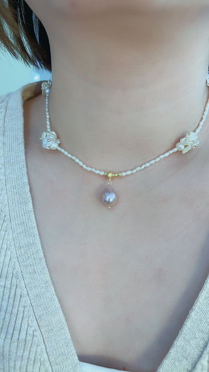 Blossoms Freshwater Pearls Necklace