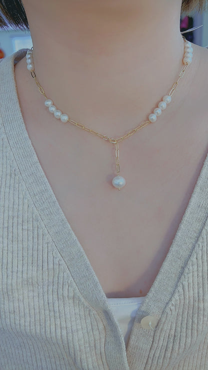 18K Gold plated Freshwater Pearl Necklace