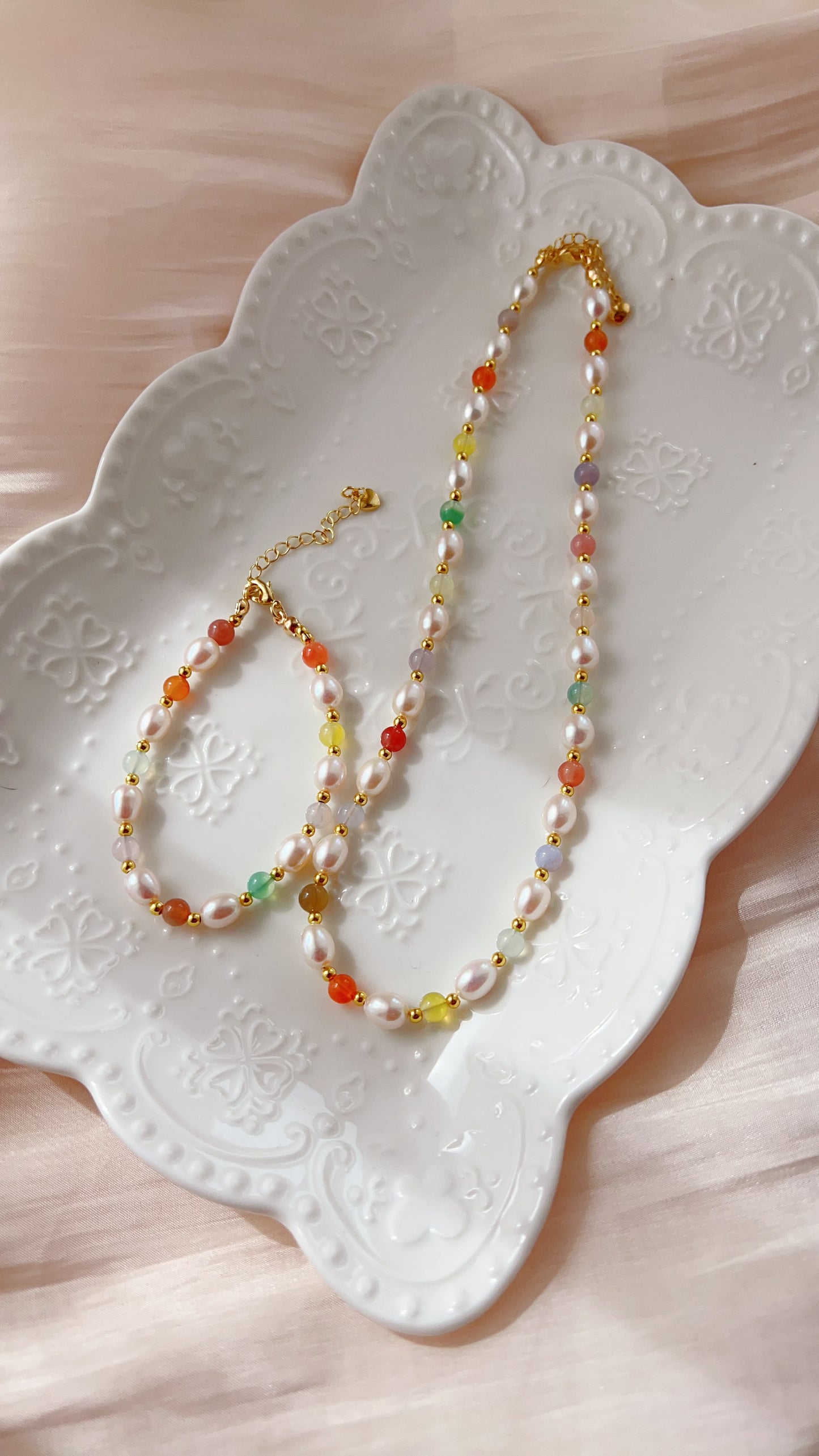 Candy - Agate Freshwater Pearl Bracelets & Necklaces