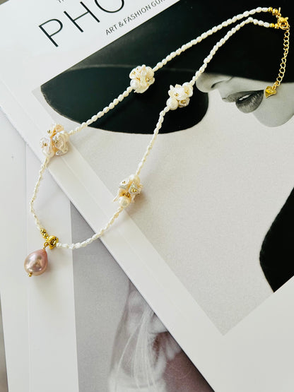 Blossoms Freshwater Pearls Necklace