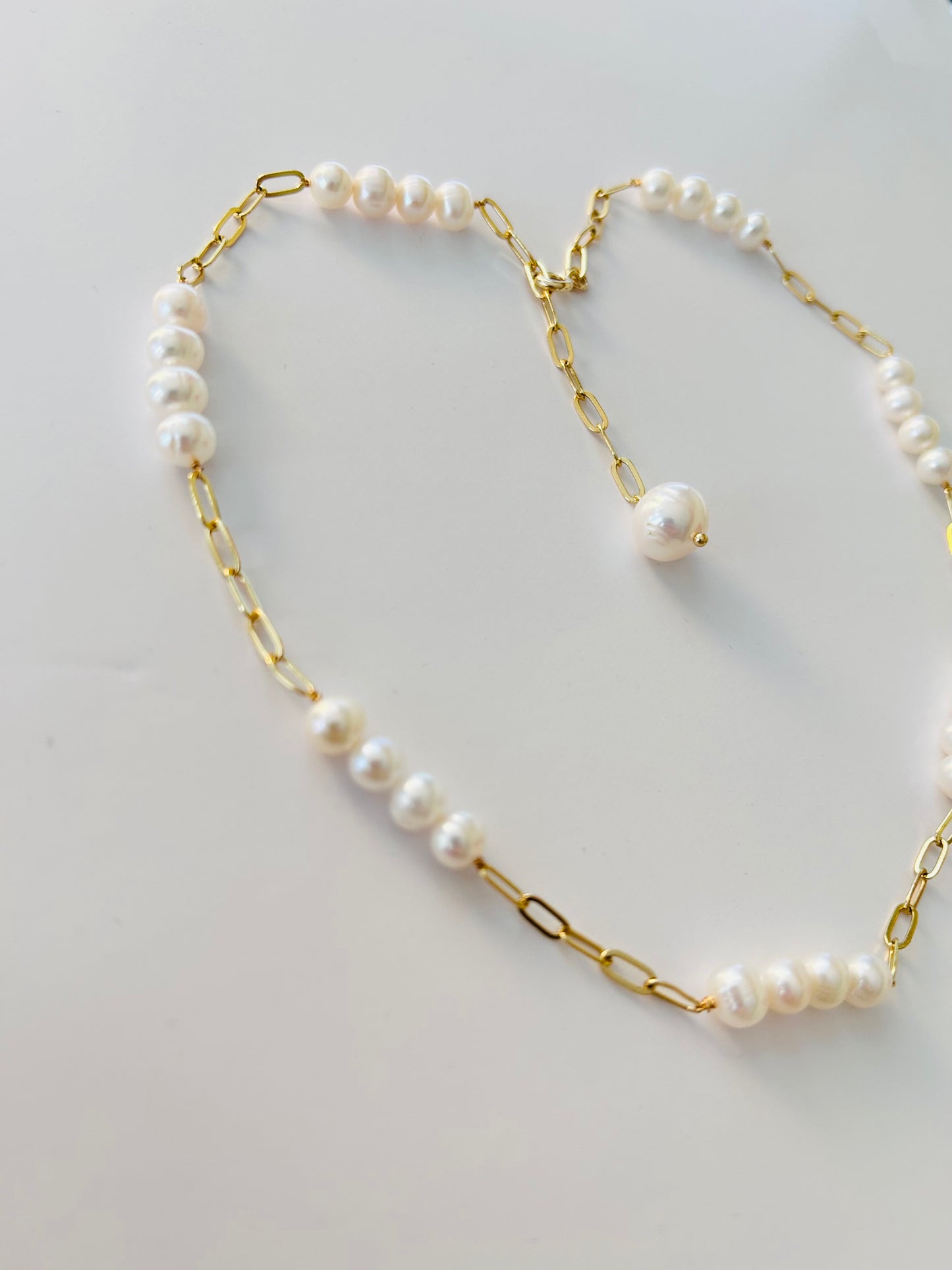 18K Gold plated Freshwater Pearl Necklace