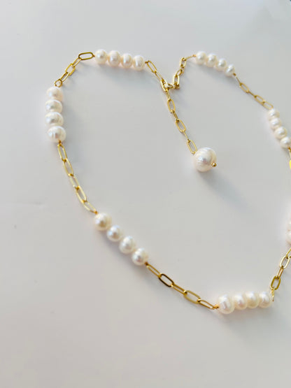 18K Gold plated Freshwater Pearl Necklace