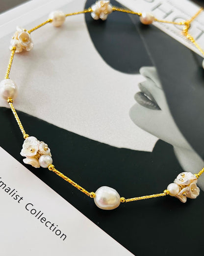 Blossoms Freshwater Pearls Necklace