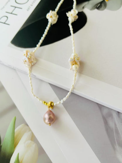 Blossoms Freshwater Pearls Necklace