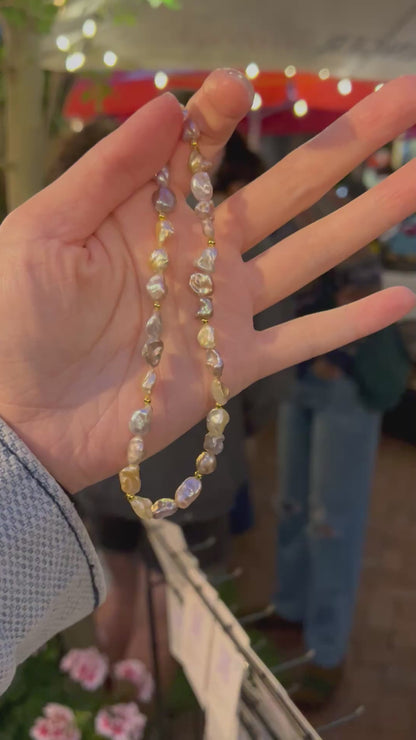 Keshi Pearl Necklace
