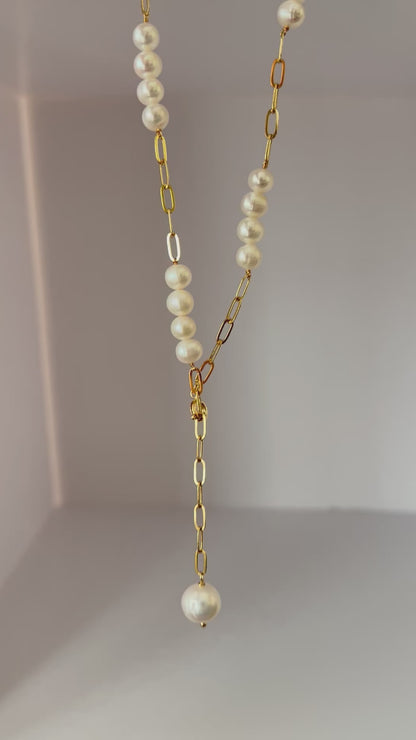 18K Gold plated Freshwater Pearl Necklace