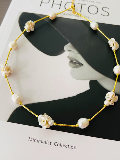 Blossoms Freshwater Pearls Necklace