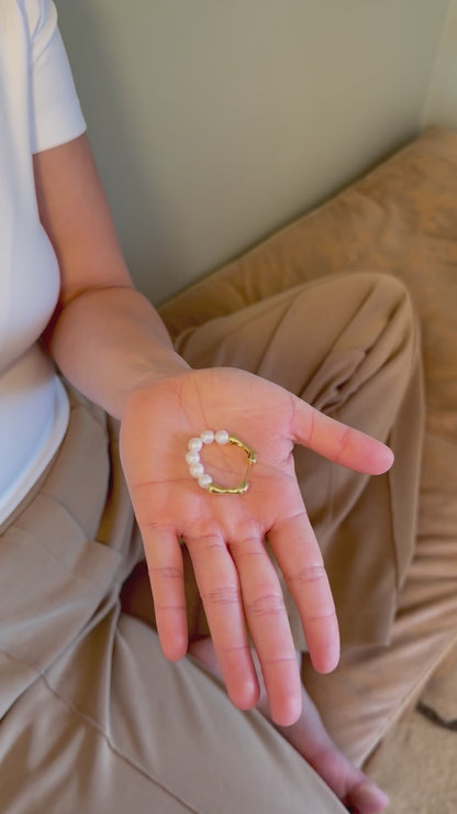 Hoop pearls Earrings